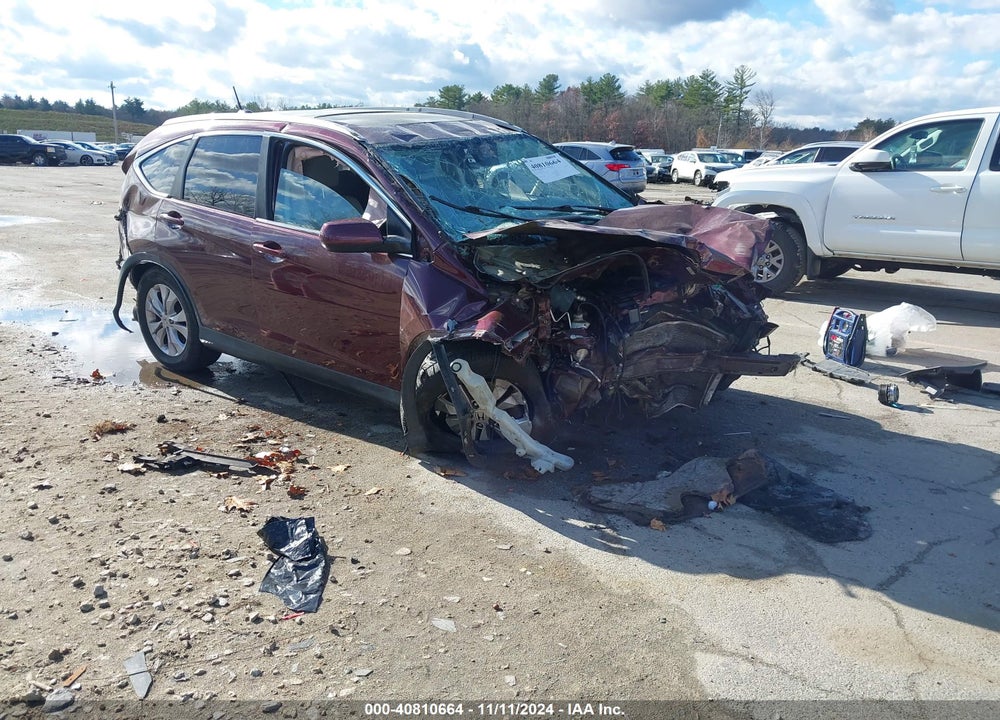 2014 HONDA CR-V EX-L VIN: 5J6RM4H74EL051683