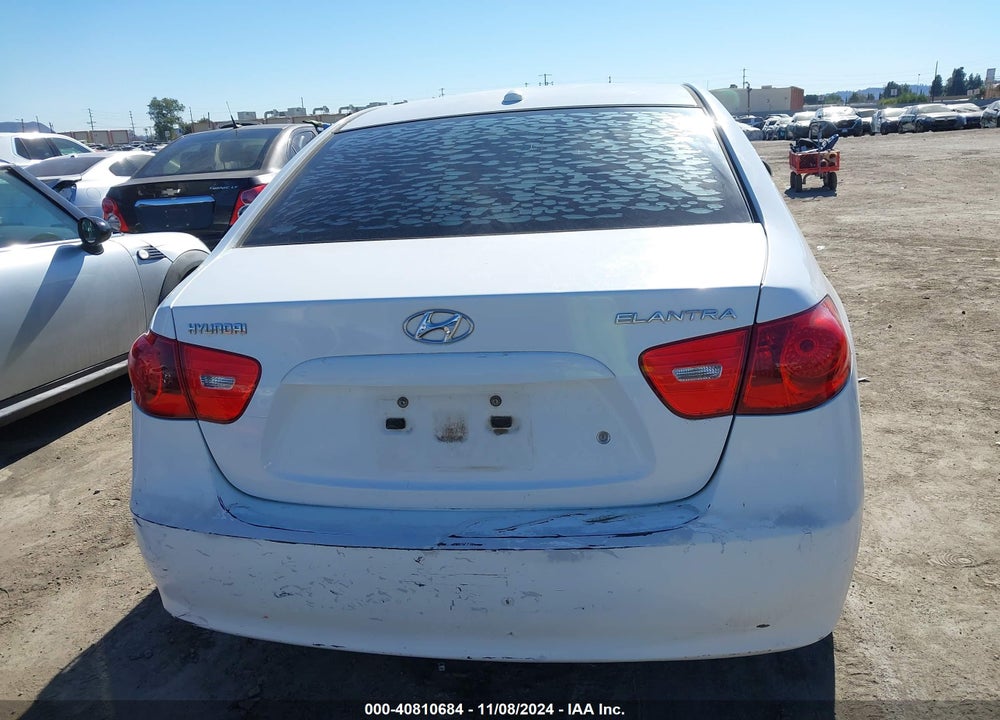 2007 HYUNDAI ELANTRA GLS/LIMITED/SE VIN: KMHDU46D07U248948