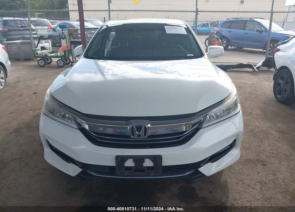 2017 HONDA ACCORD HYBRID TOURING VIN: JHMCR6F76HC016920
