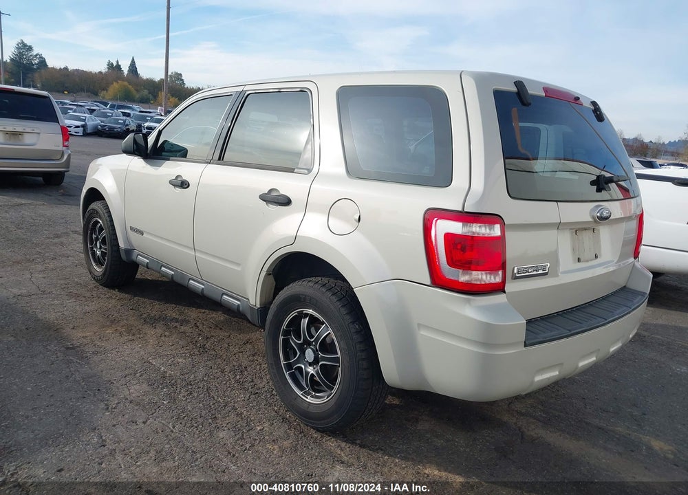 2008 FORD ESCAPE XLS/XLS MANUAL VIN: 1FMCU02Z38KB00456