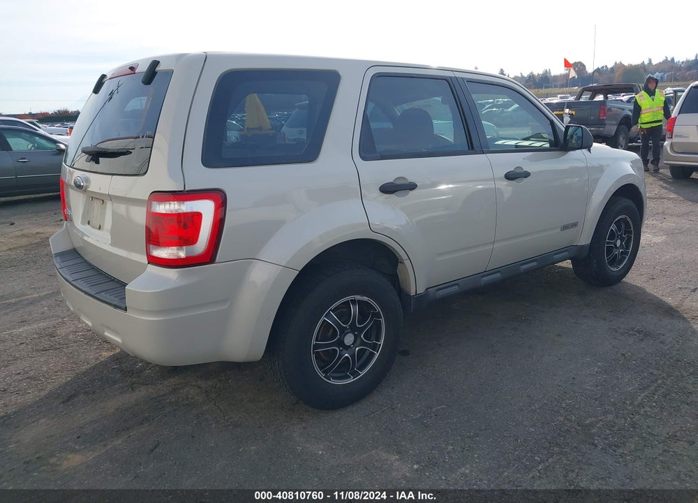 2008 FORD ESCAPE XLS/XLS MANUAL VIN: 1FMCU02Z38KB00456