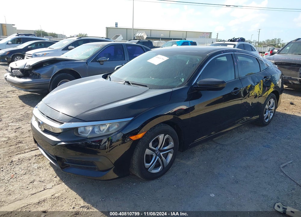 2017 HONDA CIVIC LX VIN: 19XFC2F51HE074188