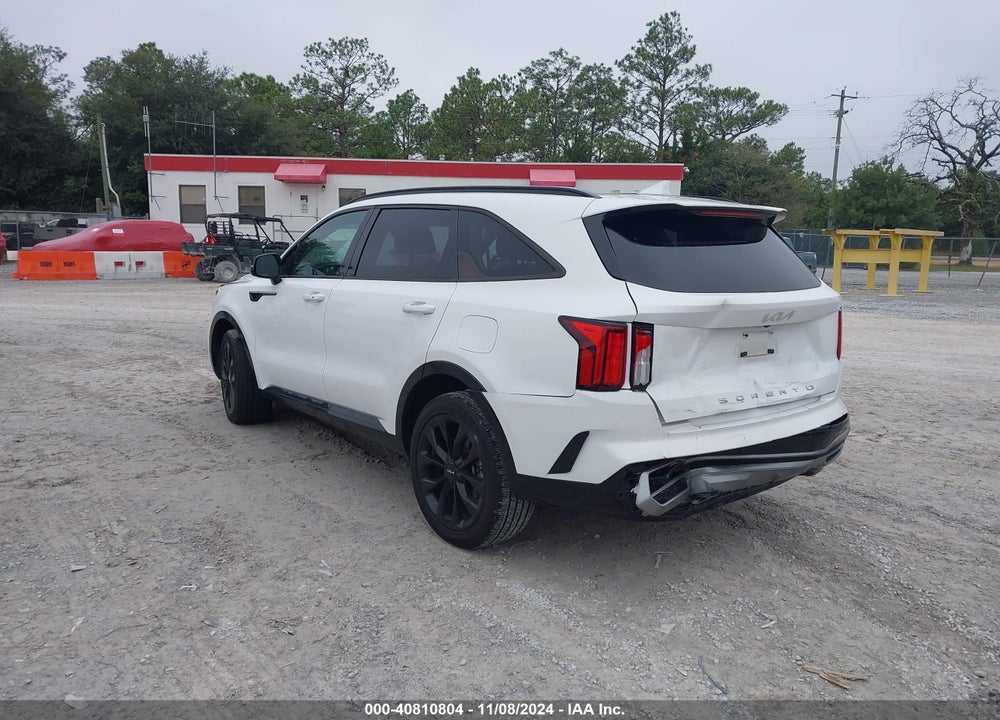 2022 KIA SORENTO SX VIN: 5XYRK4LF5NG159249
