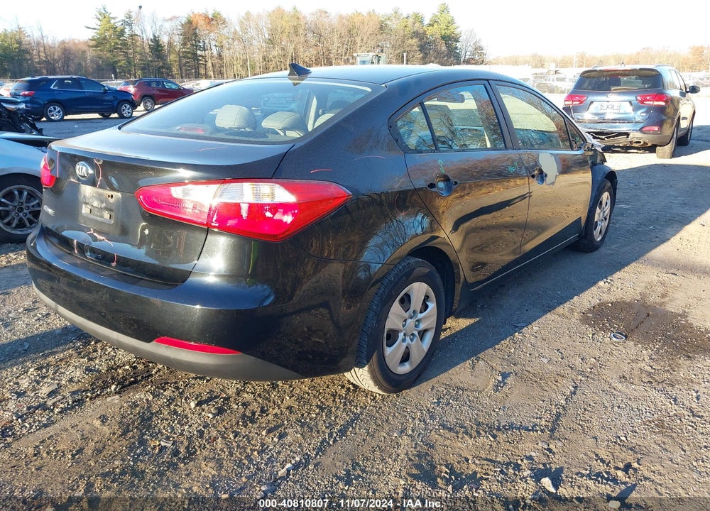 2014 KIA FORTE LX VIN: KNAFK4A65E5185653