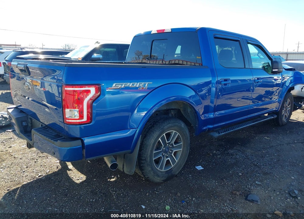 2015 FORD F-150 XLT VIN: 1FTEW1EP9FFB85056