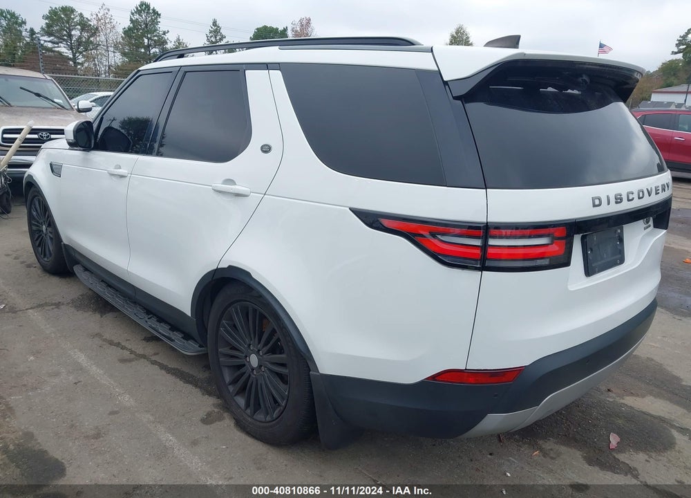 2017 LAND ROVER DISCOVERY HSE VIN: SALRRBBV3HA005628