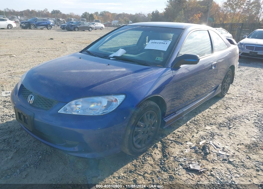 2005 HONDA CIVIC LX VIN: 1HGEM22595L016414