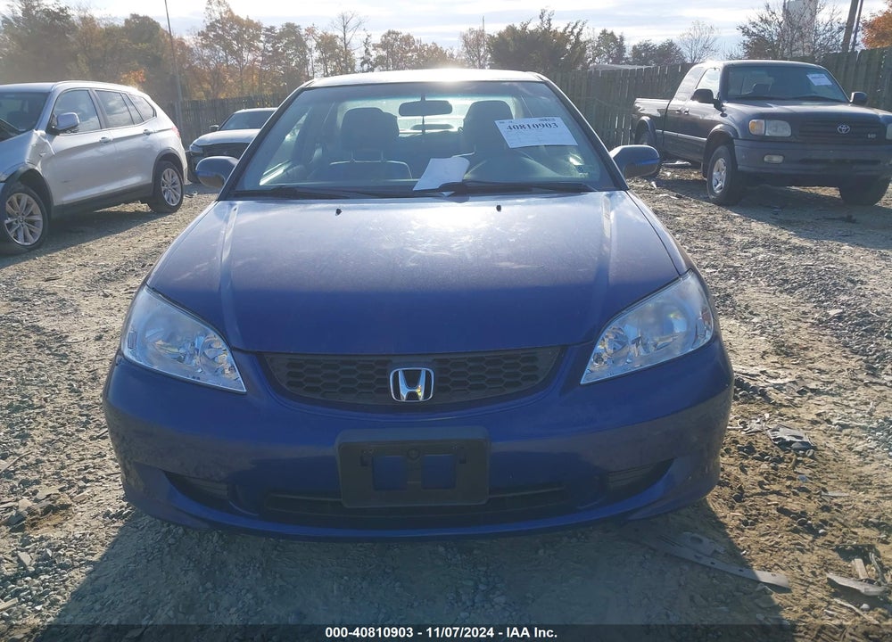2005 HONDA CIVIC LX VIN: 1HGEM22595L016414