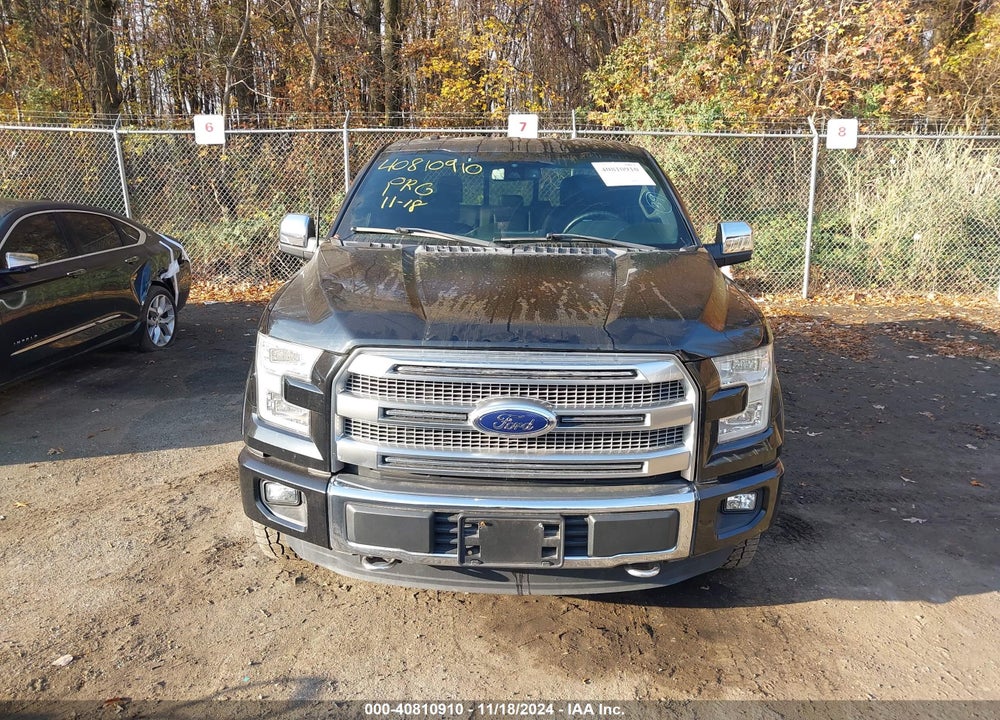 2016 FORD F-150 PLATINUM VIN: 1FTEW1EF2GFC45803
