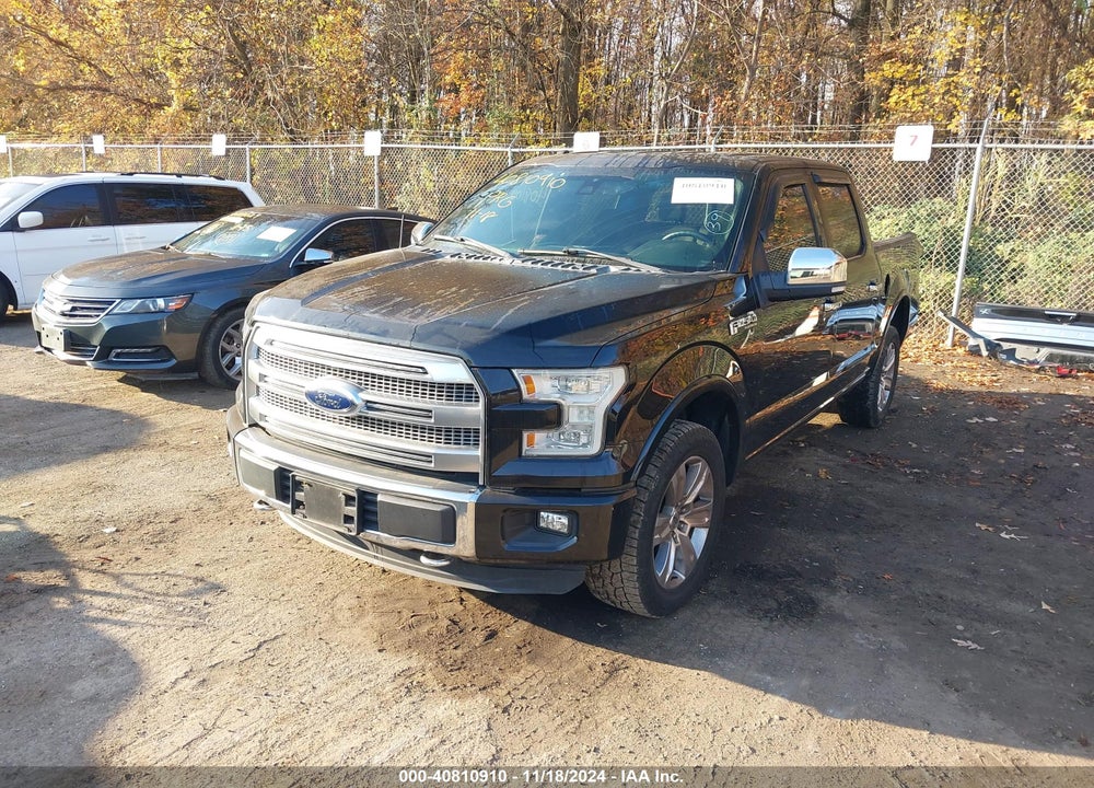 2016 FORD F-150 PLATINUM VIN: 1FTEW1EF2GFC45803