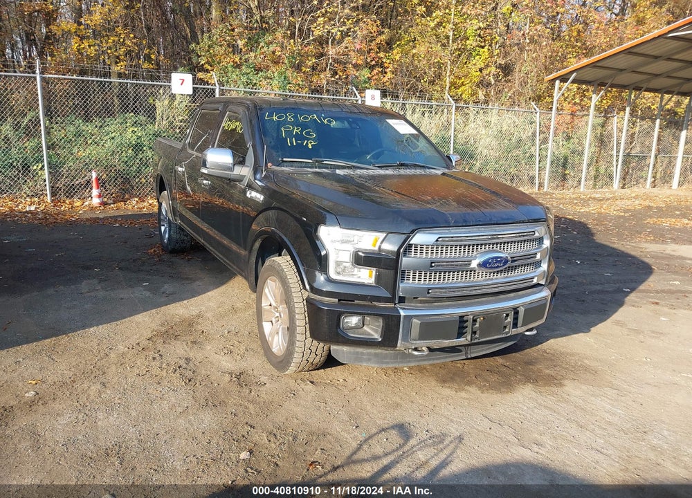 2016 FORD F-150 PLATINUM VIN: 1FTEW1EF2GFC45803
