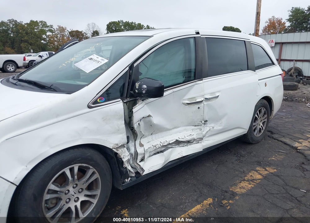 2013 HONDA ODYSSEY EX-L VIN: 5FNRL5H67DB012870