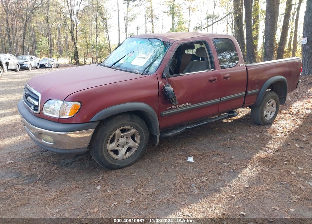 2002 TOYOTA TUNDRA SR5 V8 VIN: 5TBBT44192S317391