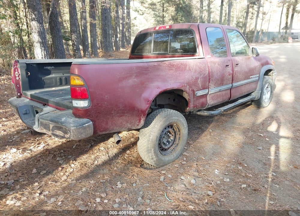 2002 TOYOTA TUNDRA SR5 V8 VIN: 5TBBT44192S317391