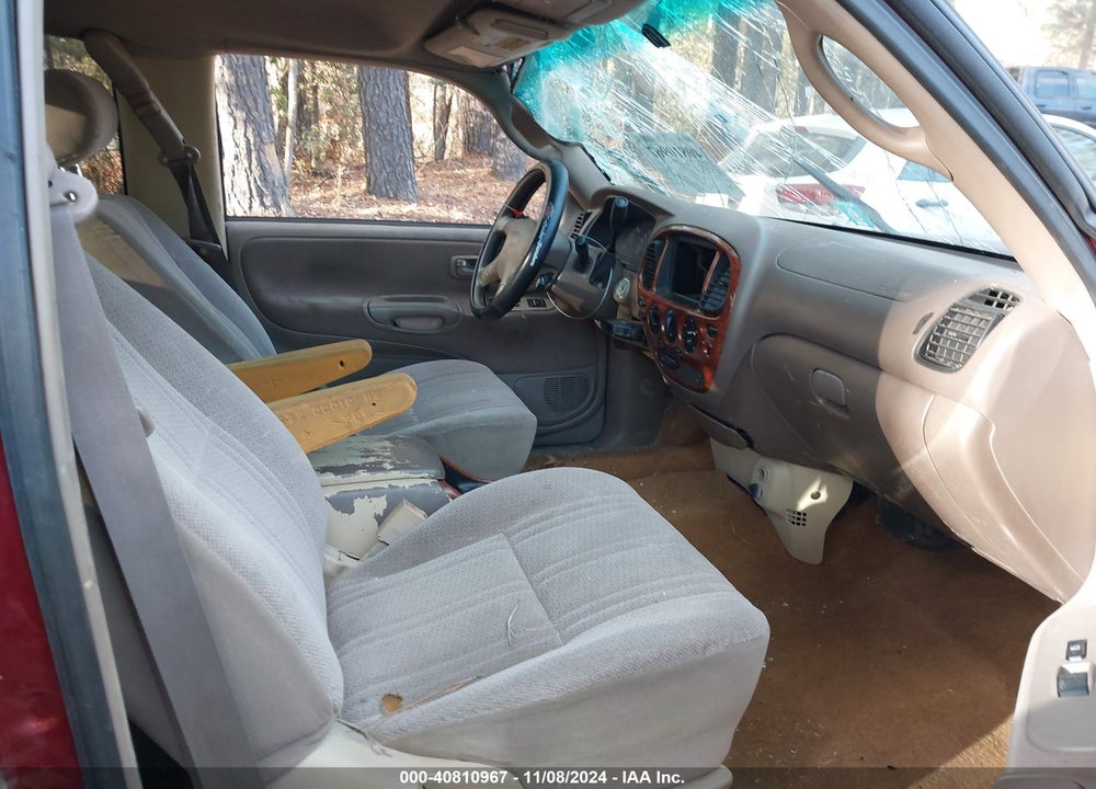 2002 TOYOTA TUNDRA SR5 V8 VIN: 5TBBT44192S317391