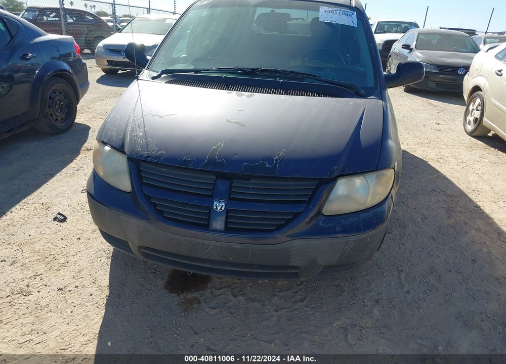 2005 DODGE CARAVAN SE VIN: 1D4GP25R35B185303