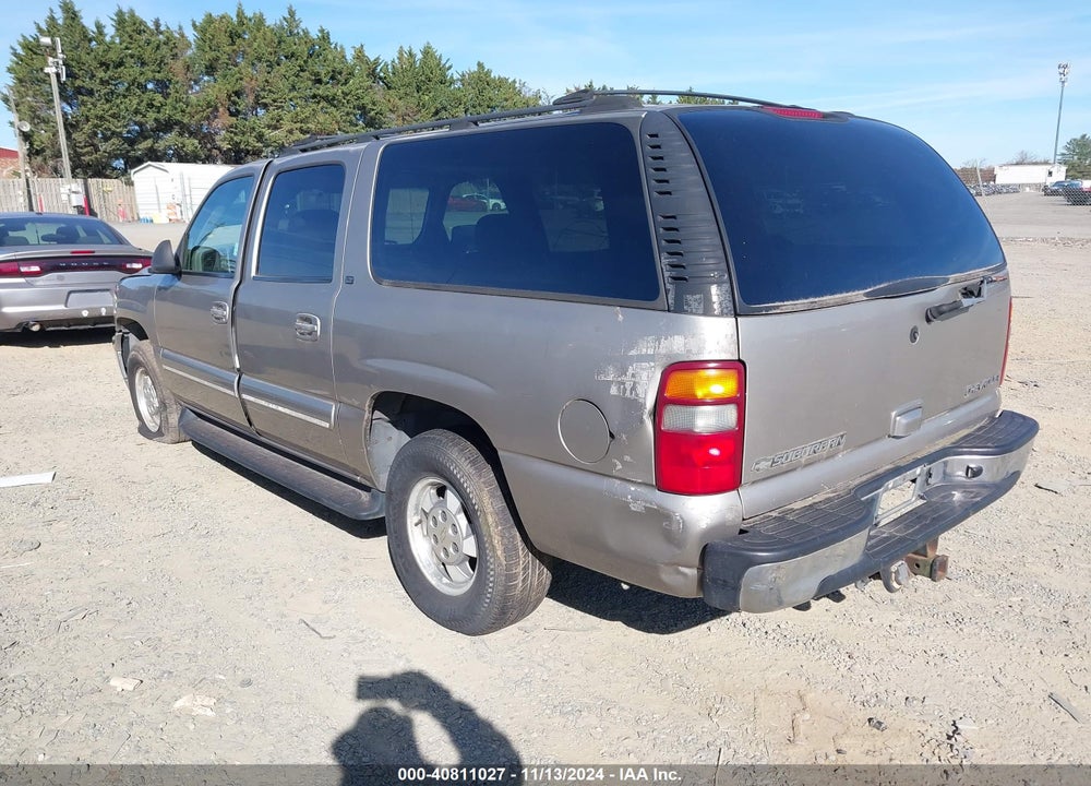 2002 CHEVROLET SUBURBAN 1500 LT VIN: 1GNFK16Z92J246243