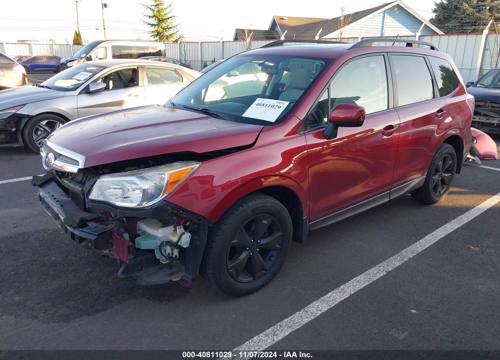 2015 SUBARU FORESTER 2.5I PREMIUM VIN: JF2SJADC9FH477411