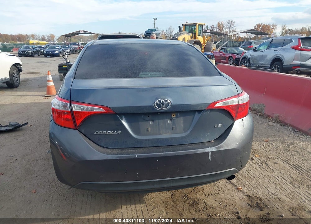 2016 TOYOTA COROLLA LE VIN: 2T1BURHE0GC506297