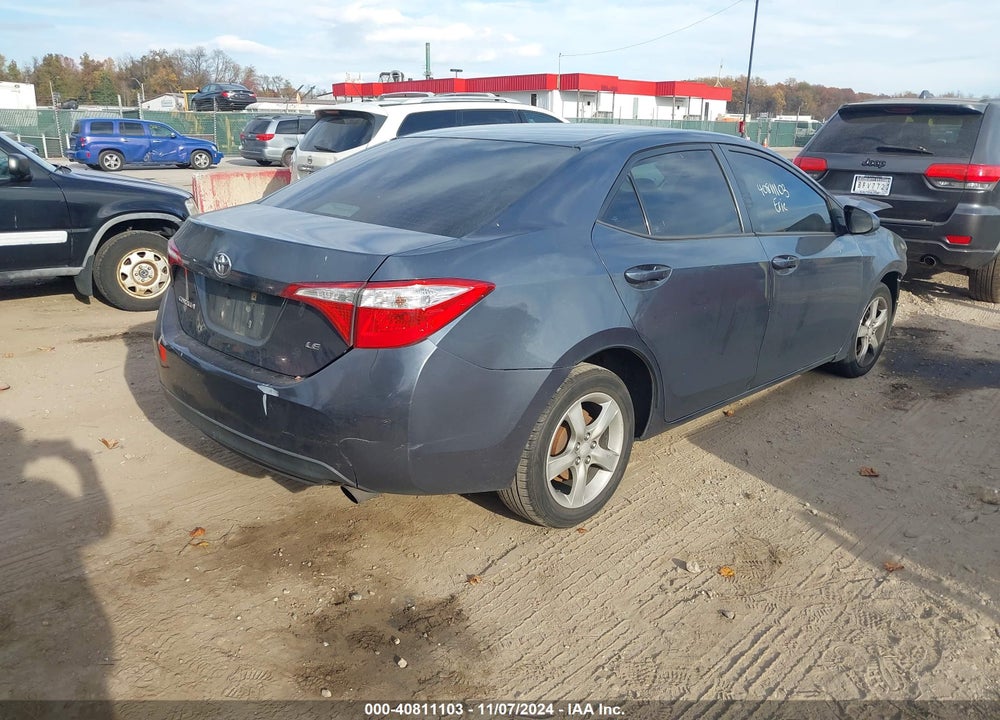 2016 TOYOTA COROLLA LE VIN: 2T1BURHE0GC506297