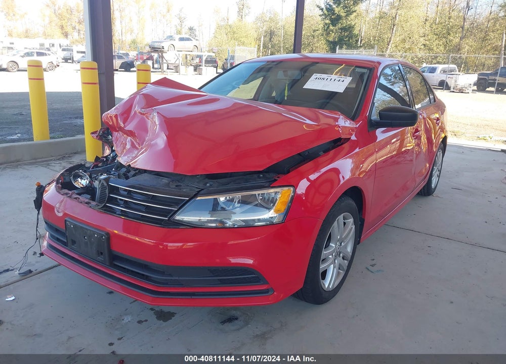 2015 VOLKSWAGEN JETTA 2.0L S VIN: 3VW2K7AJXFM246026