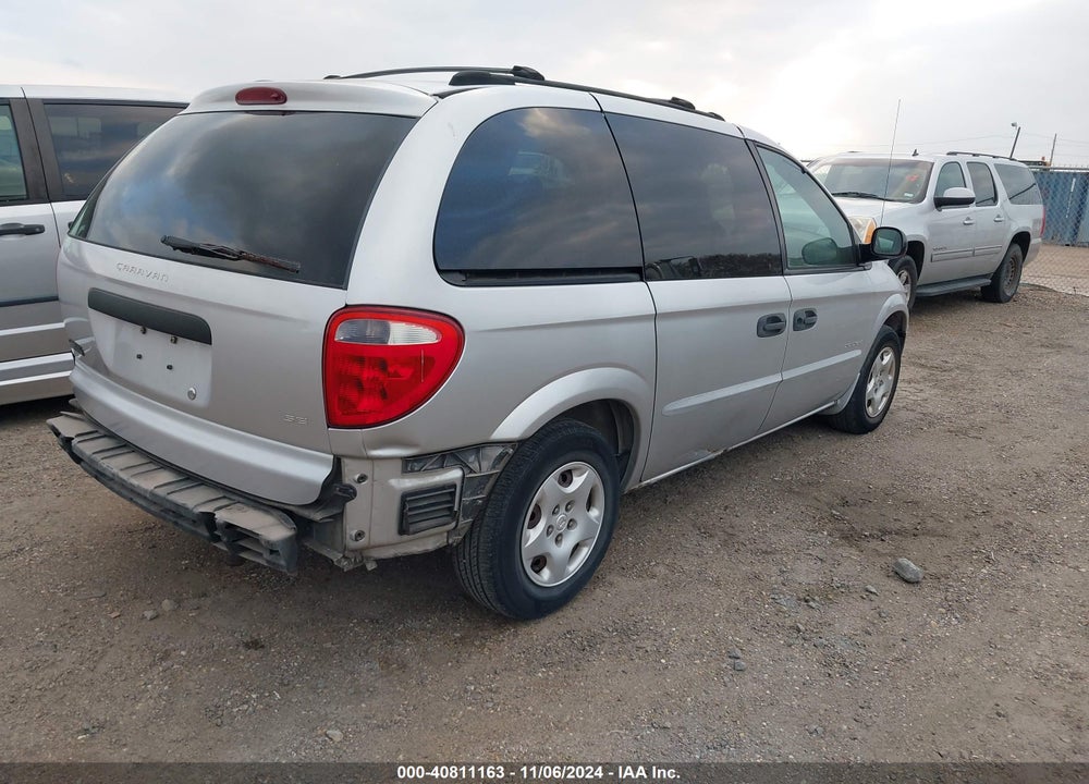 2001 DODGE CARAVAN SE VIN: 1B4GP25381B188729