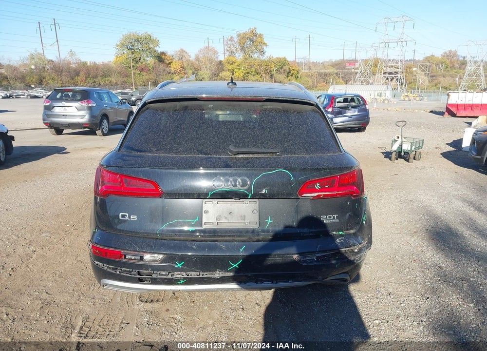 2018 AUDI Q5 2.0T PREMIUM/2.0T TECH PREMIUM VIN: WA1ANAFY6J2012873