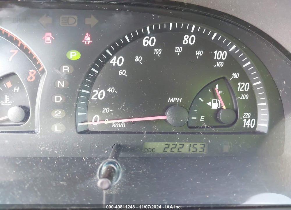 2002 TOYOTA CAMRY XLE V6 VIN: 4T1BF32K52U023580