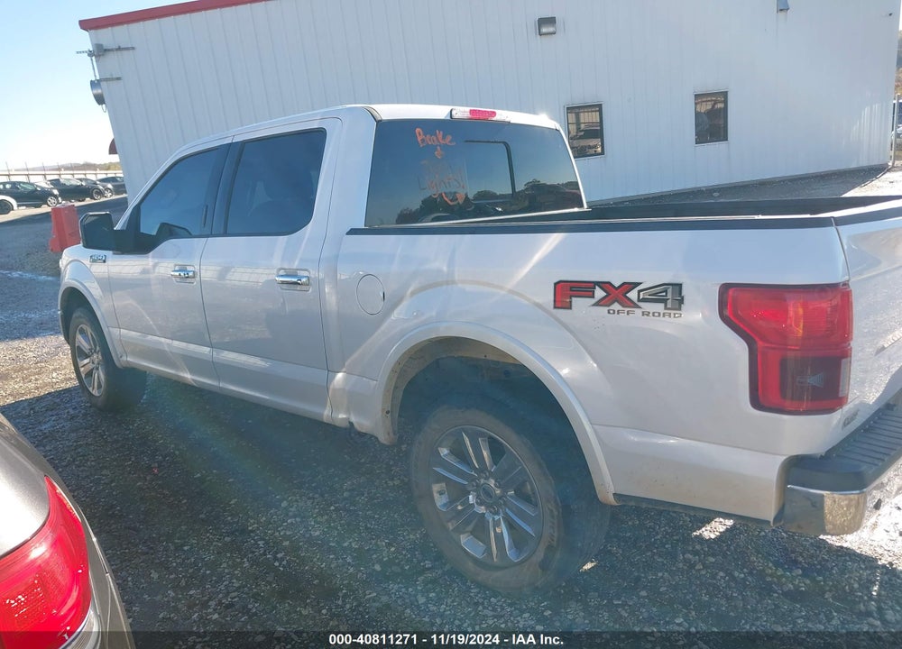 2018 FORD F-150 LARIAT VIN: 1FTEW1EG9JKC02714