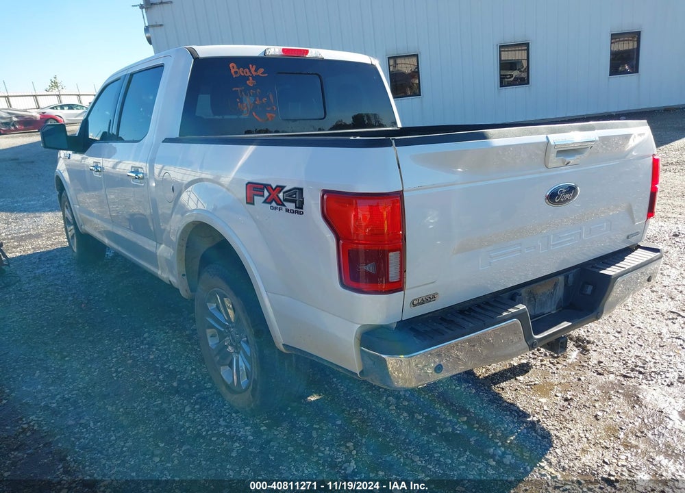 2018 FORD F-150 LARIAT VIN: 1FTEW1EG9JKC02714