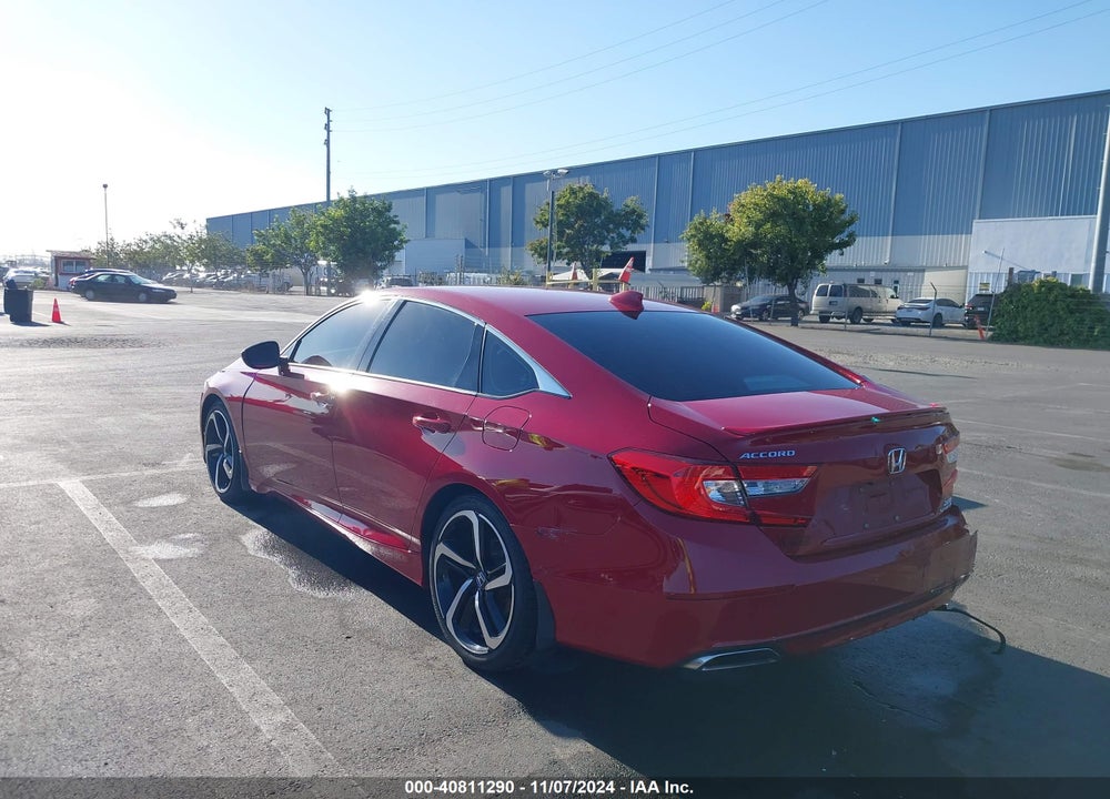 2019 HONDA ACCORD SPORT 2.0T VIN: 1HGCV2F35KA004927