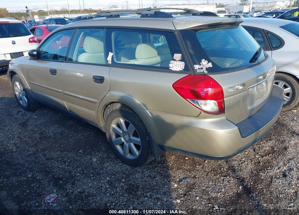 2008 SUBARU OUTBACK 2.5I/2.5I L.L. BEAN EDITION VIN: 4S4BP61C087300359