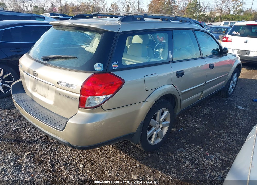 2008 SUBARU OUTBACK 2.5I/2.5I L.L. BEAN EDITION VIN: 4S4BP61C087300359