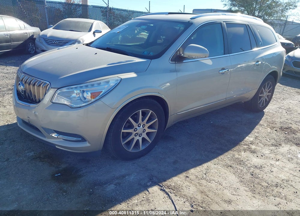 2014 BUICK ENCLAVE LEATHER VIN: 5GAKVBKDXEJ122471