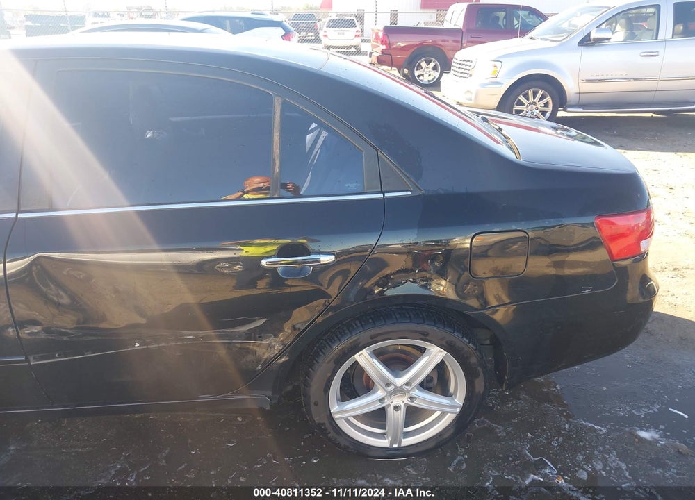 2006 HYUNDAI SONATA GLS V6/LX V6 VIN: 5NPEU46F76H024322