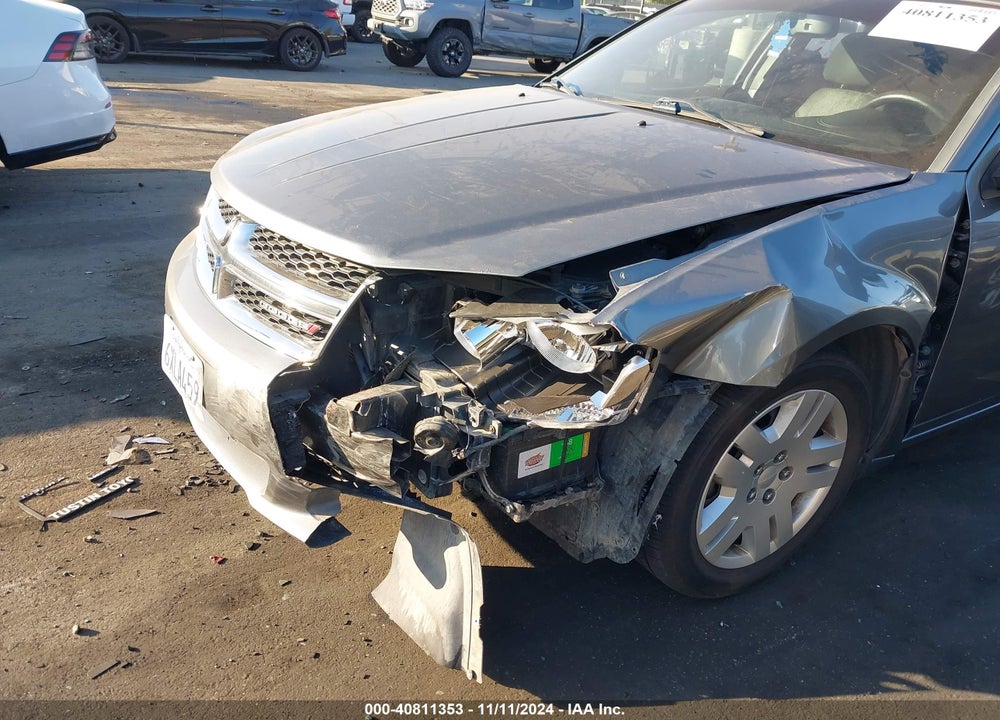 2013 DODGE AVENGER SE VIN: 1C3CDZAB0DN540824