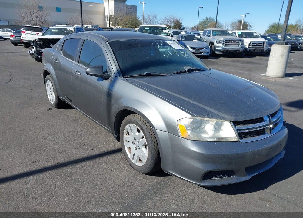 2013 DODGE AVENGER SE VIN: 1C3CDZAB0DN540824