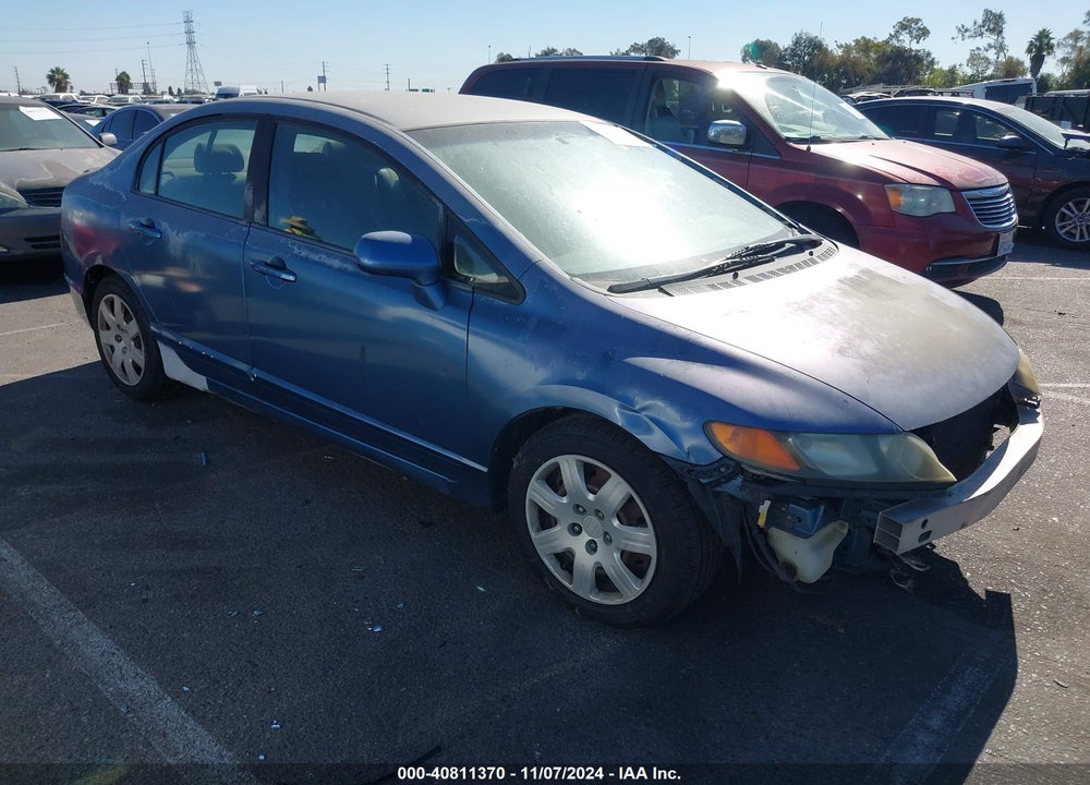 2008 HONDA CIVIC LX VIN: 2HGFA155X8H511967