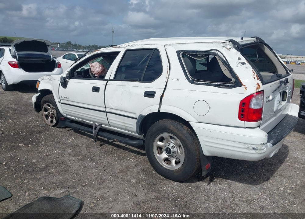 2002 ISUZU RODEO LS 3.2L V6/LSE 3.2L V6/S 3.2L V6 VIN: 4S2CK58W024318052