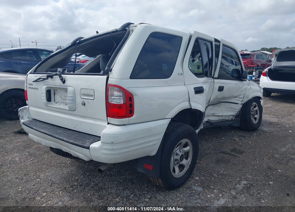 2002 ISUZU RODEO LS 3.2L V6/LSE 3.2L V6/S 3.2L V6 VIN: 4S2CK58W024318052