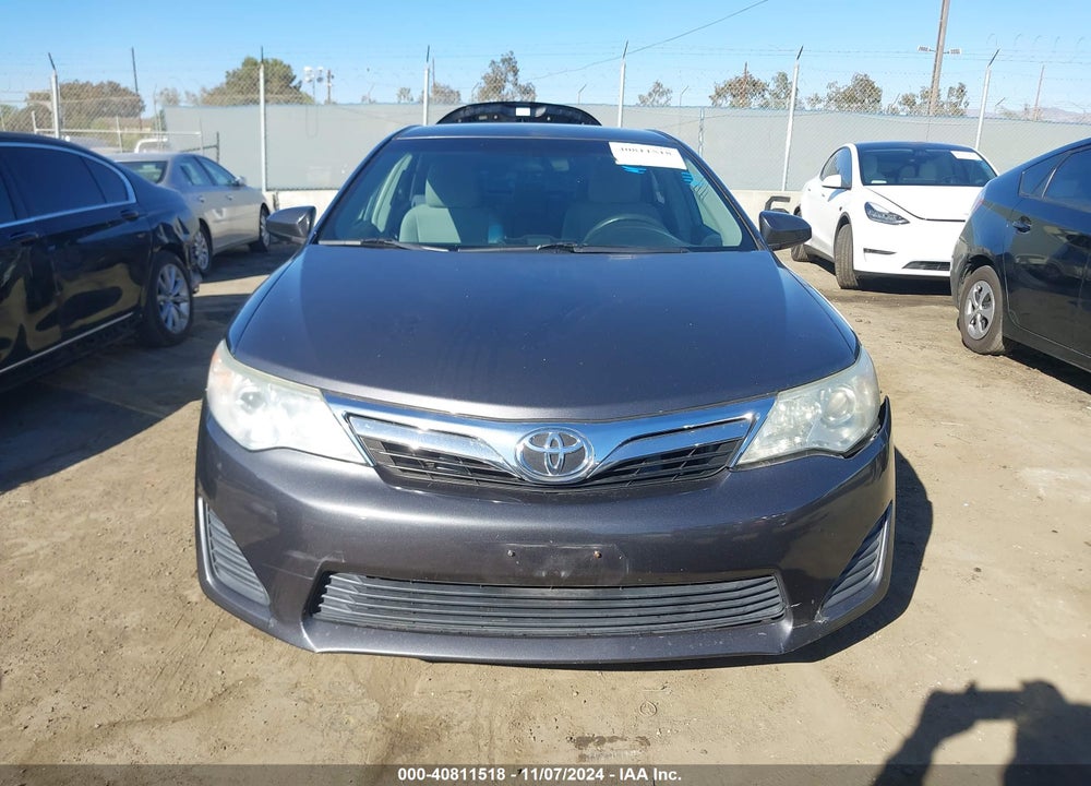 2012 TOYOTA CAMRY LE VIN: 4T4BF1FK0CR247863