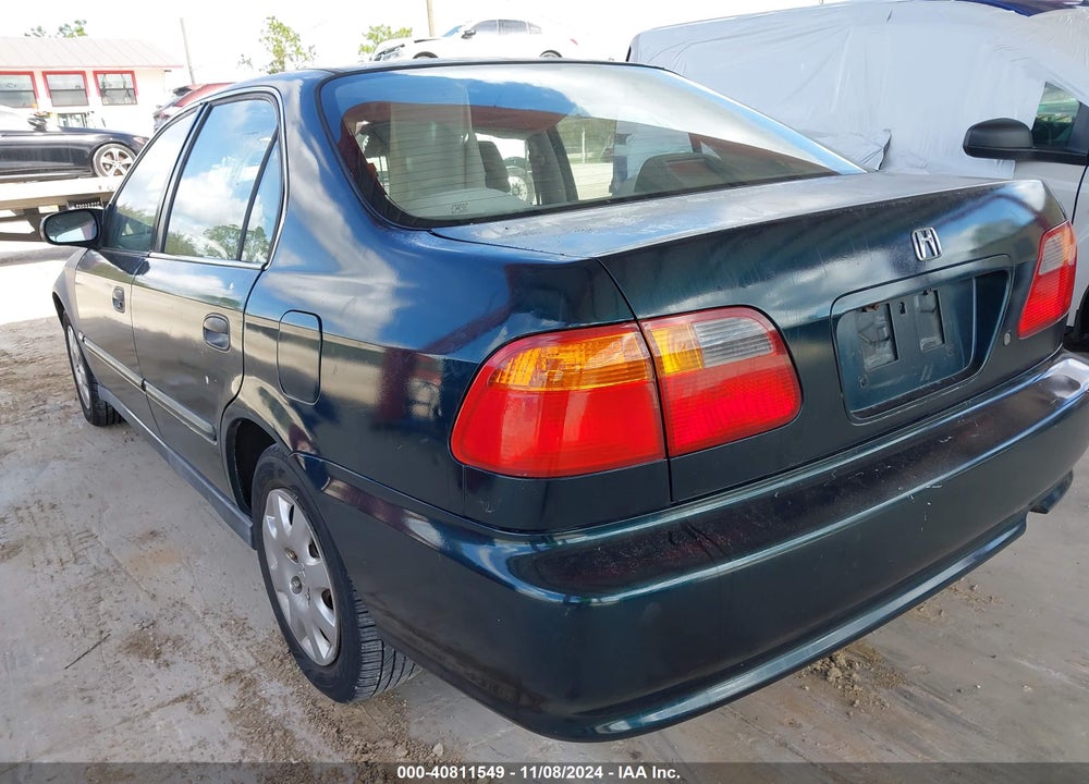 1999 HONDA CIVIC LX VIN: 2HGEJ6672XH549152