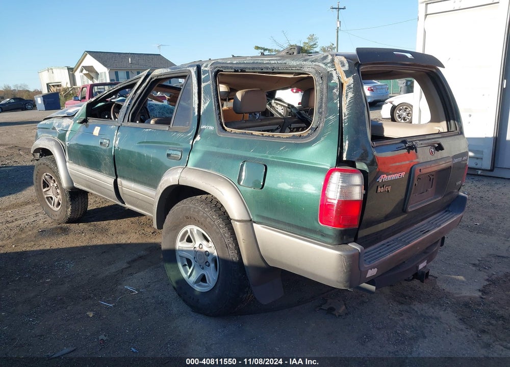 1999 TOYOTA 4RUNNER LIMITED V6 VIN: JT3HN87R7X0221942