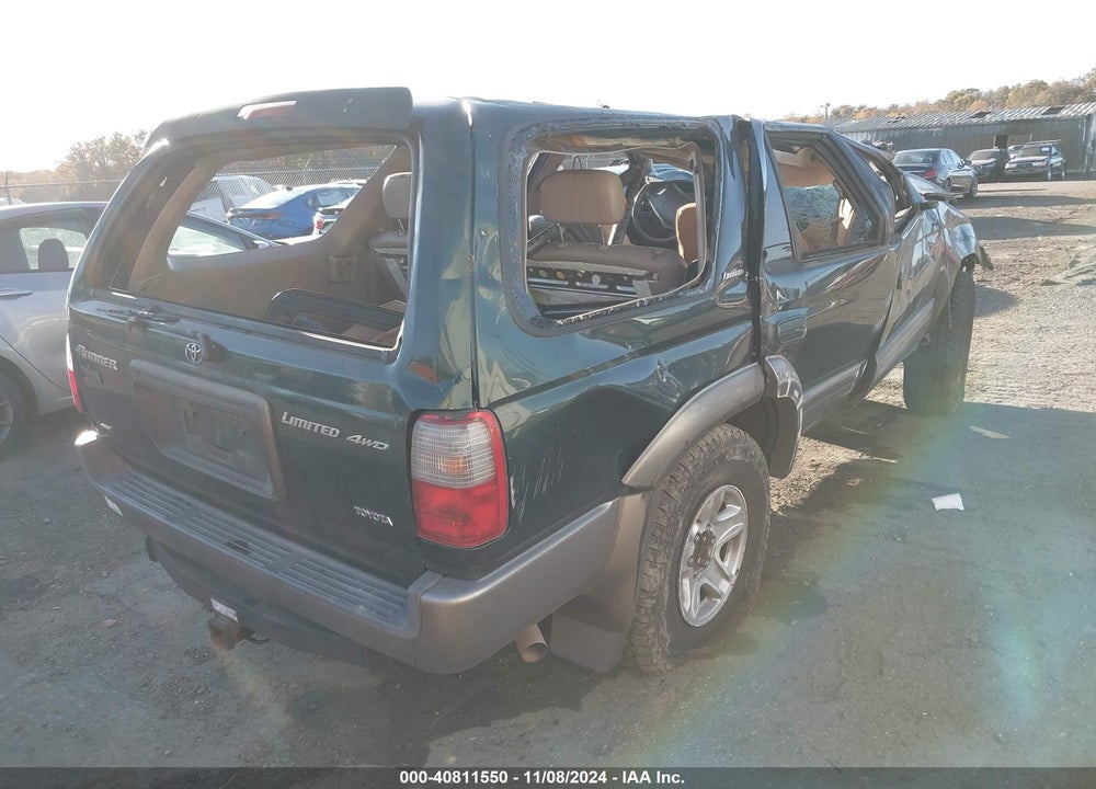 1999 TOYOTA 4RUNNER LIMITED V6 VIN: JT3HN87R7X0221942