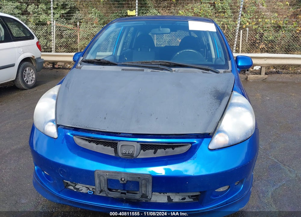 2007 HONDA FIT SPORT VIN: JHMGD386X7S053900