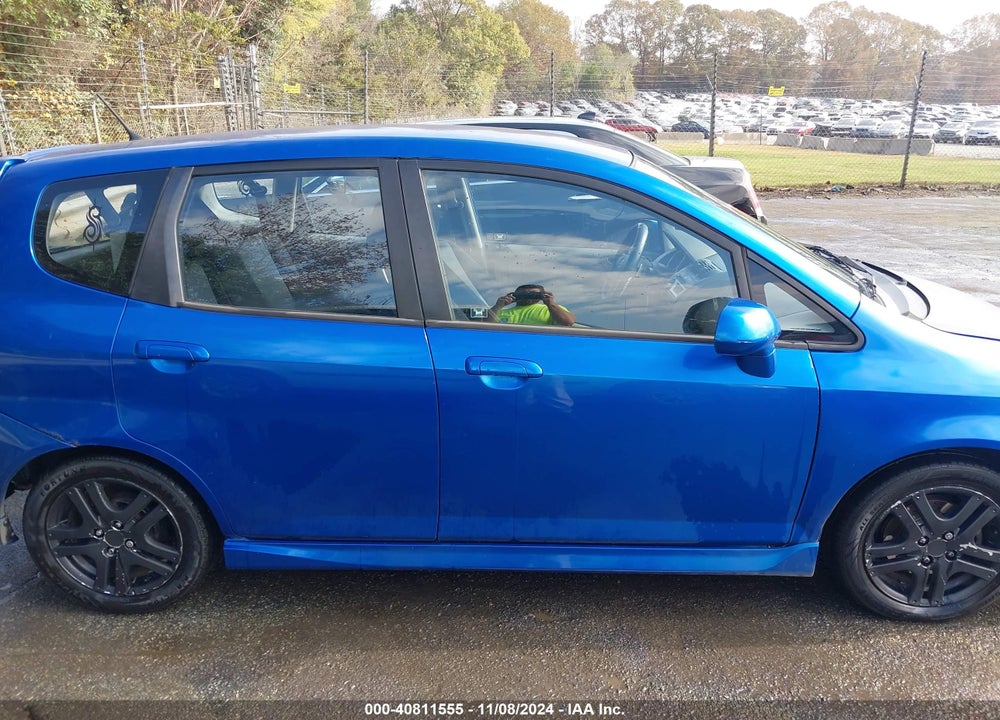 2007 HONDA FIT SPORT VIN: JHMGD386X7S053900
