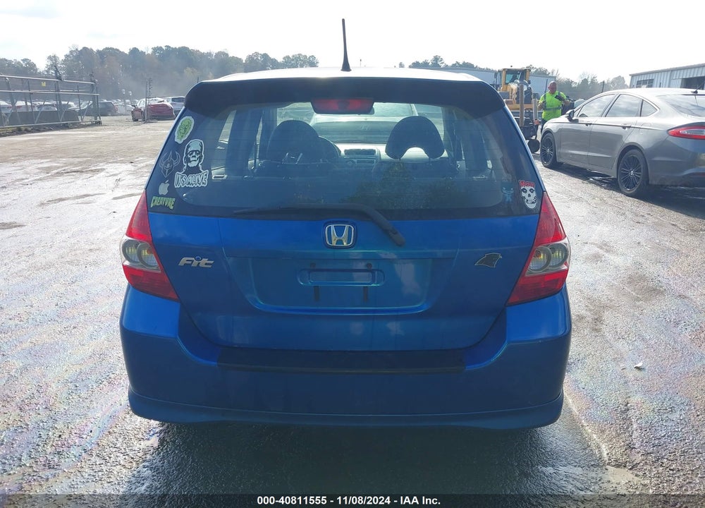 2007 HONDA FIT SPORT VIN: JHMGD386X7S053900