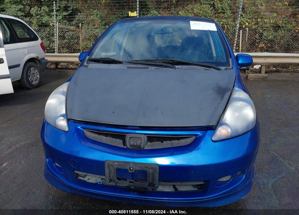 2007 HONDA FIT SPORT VIN: JHMGD386X7S053900