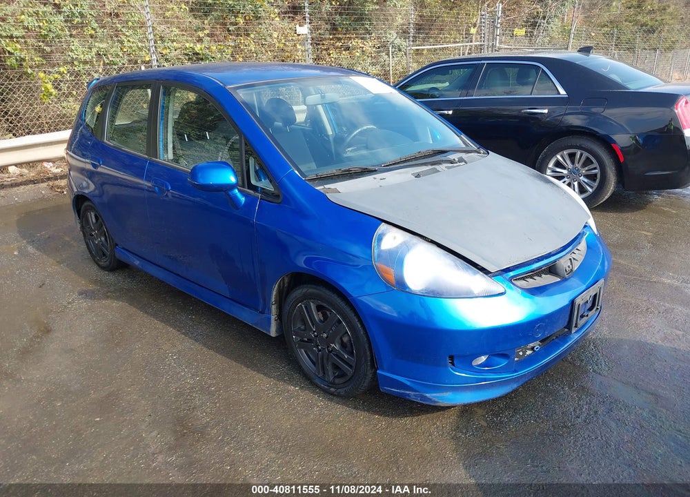 2007 HONDA FIT SPORT VIN: JHMGD386X7S053900