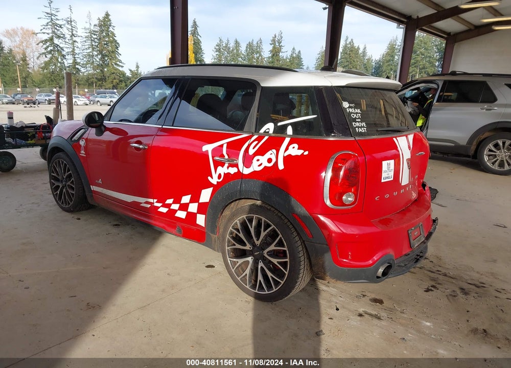 2013 MINI COUNTRYMAN JOHN COOPER WORKS VIN: WMWXD1C51DWL99467